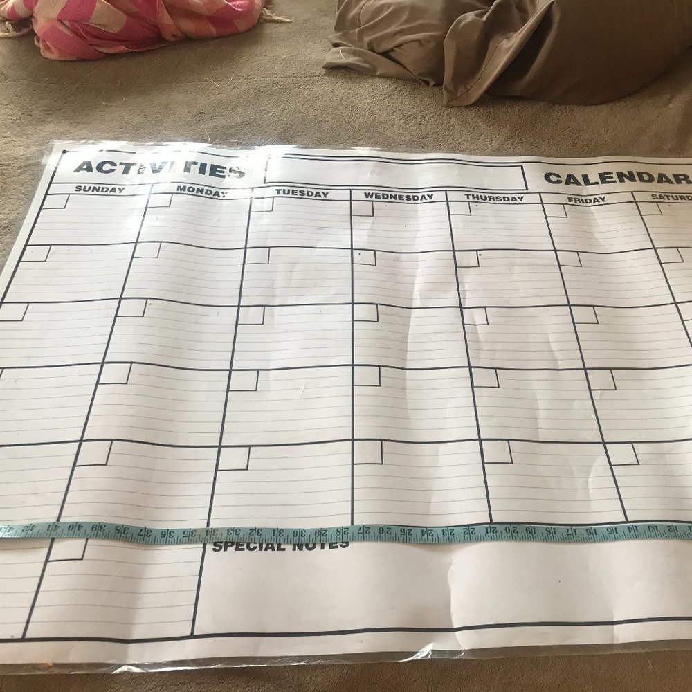 Laminated Jumbo Wall Calendar 2026